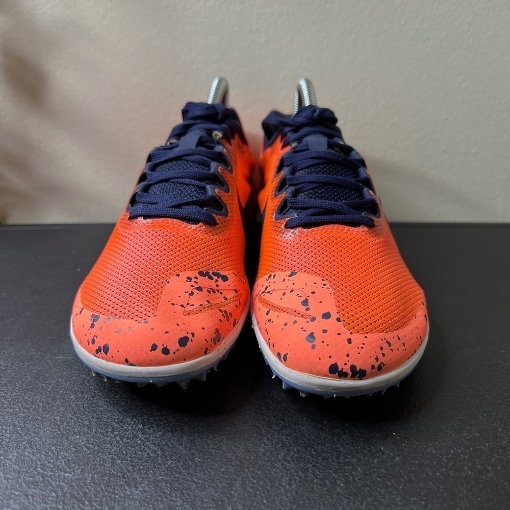 NIKE Zoom Rival D 10 Track Spikes US Women's Sz 7.5 Bright Mango Running 🌹 - Picture 13 of 16